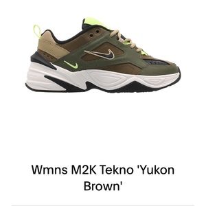 Nike w M2K Tekno Olive Yukon Brown sz 7